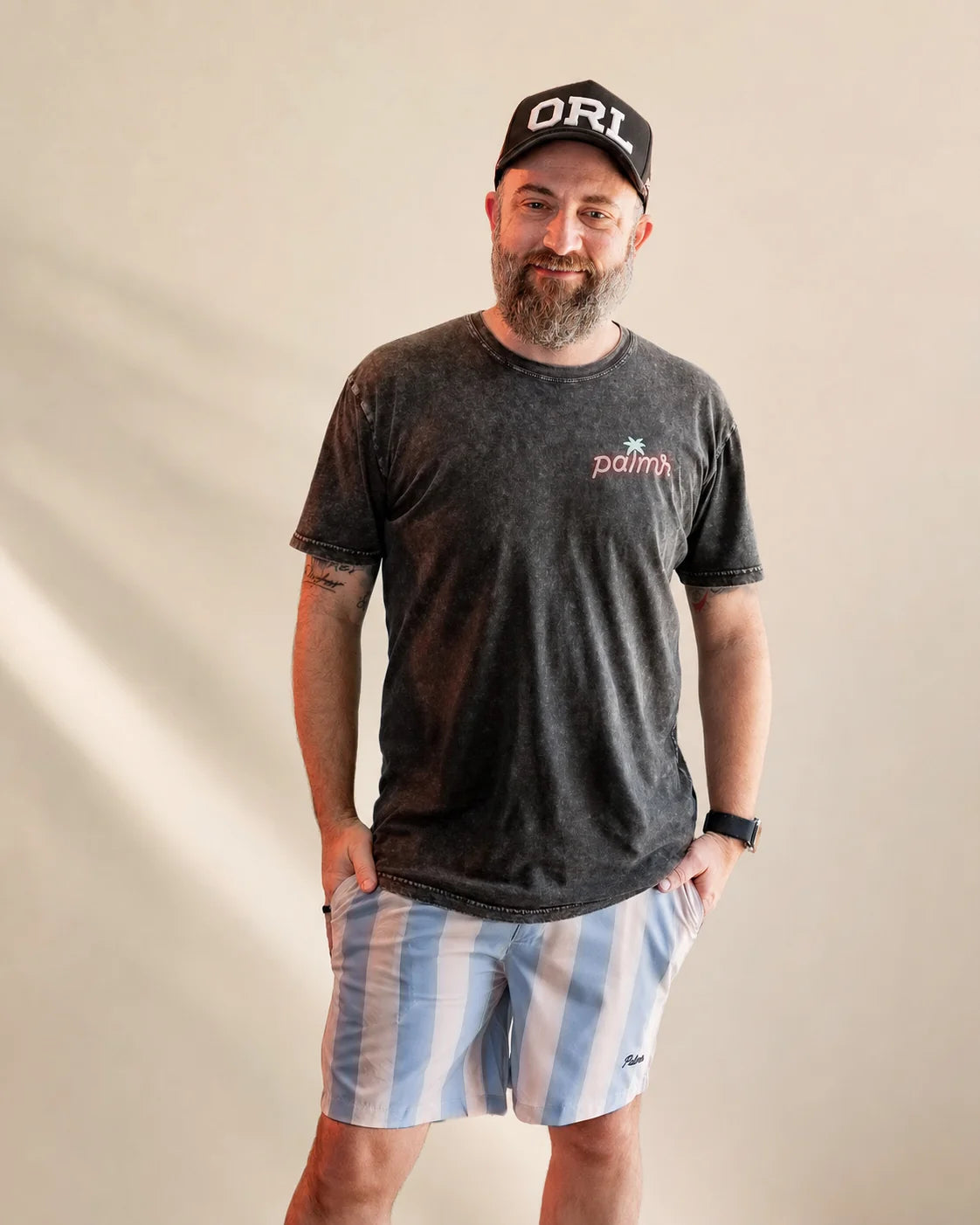 The Ronnie Hybrid Swim Shorts — view 3 | Palmr Style