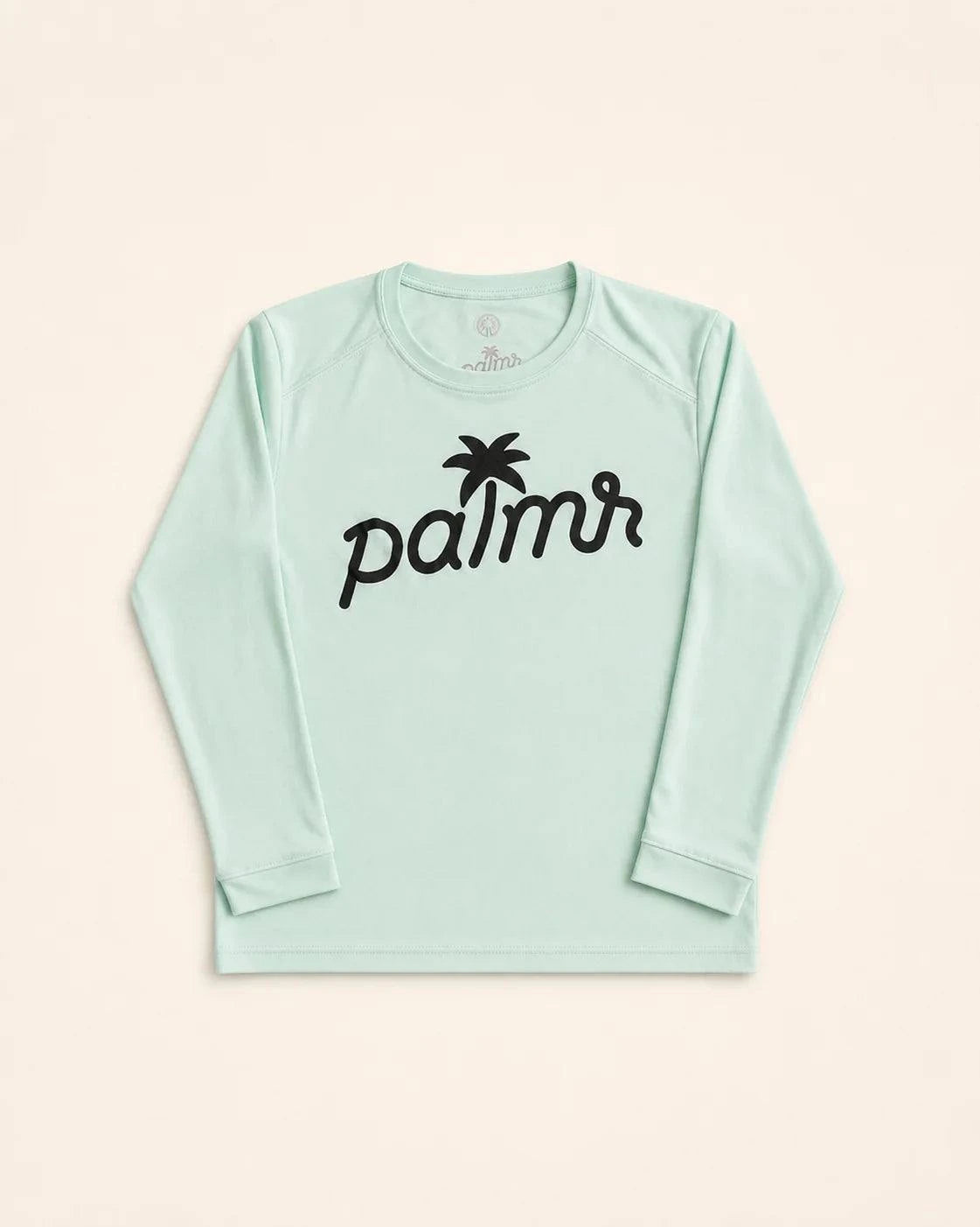The Palmr SunVibe Kids Shirt - Mint Green — view 2 | Palmr Style