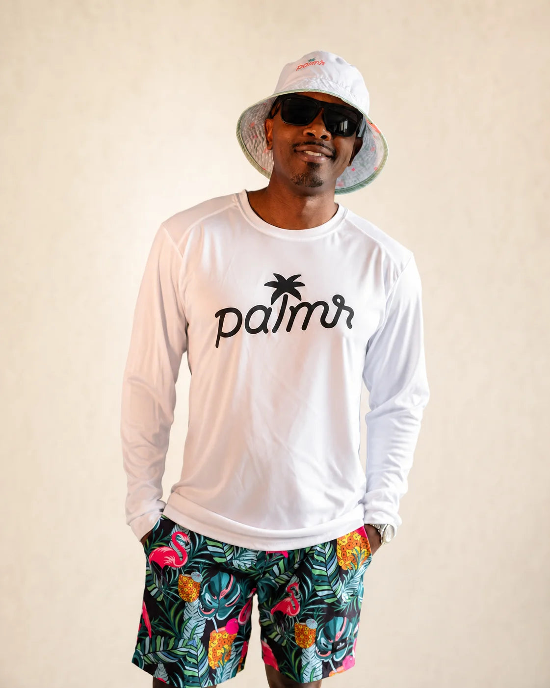 The Palmr SunVibe Shirt - White: men's shirts | Palmr Style