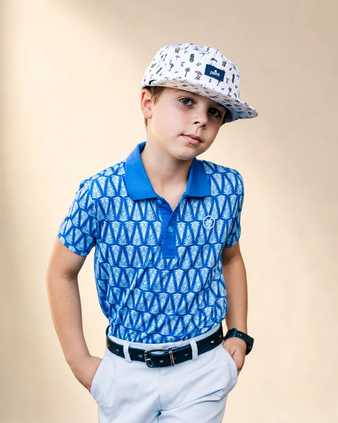 The T1D Drive Kids Polo — view 3 | Palmr Style