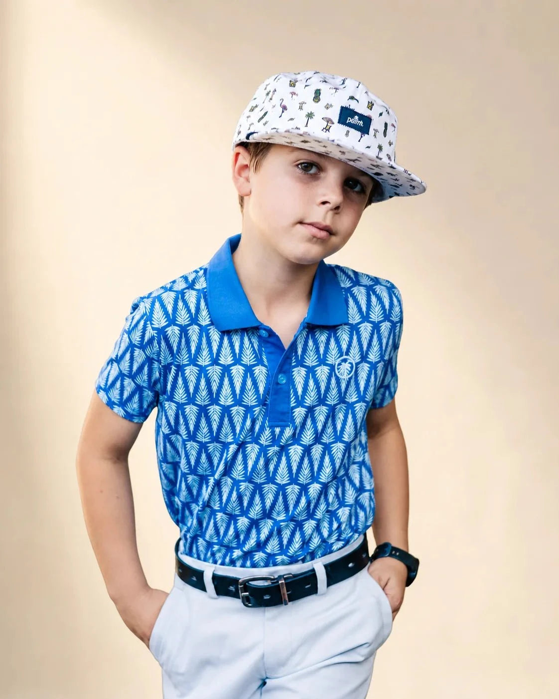 The T1D Drive Kids Polo — view 3 | Palmr Style