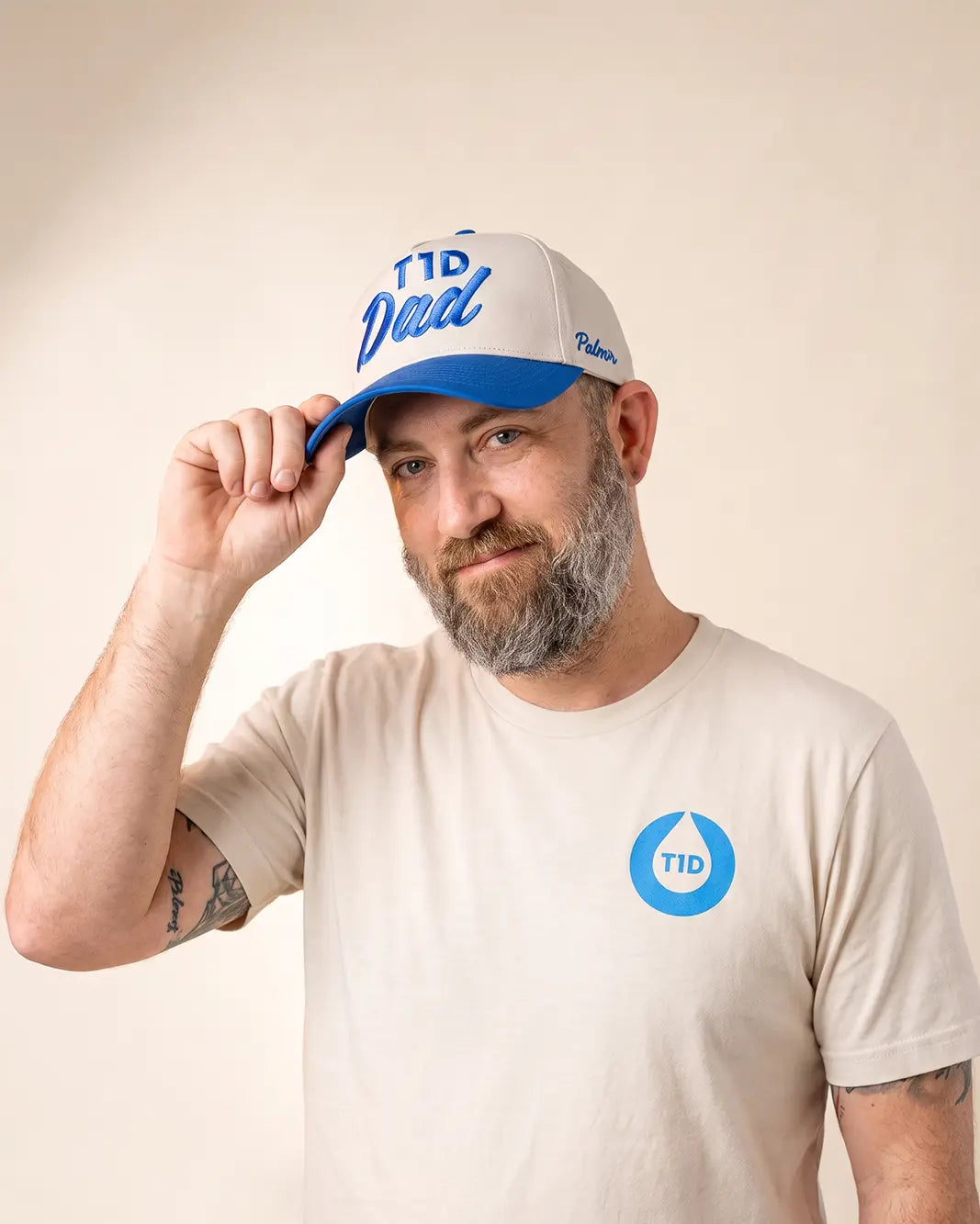 The T1D Dad Heritage Hat (Blue)