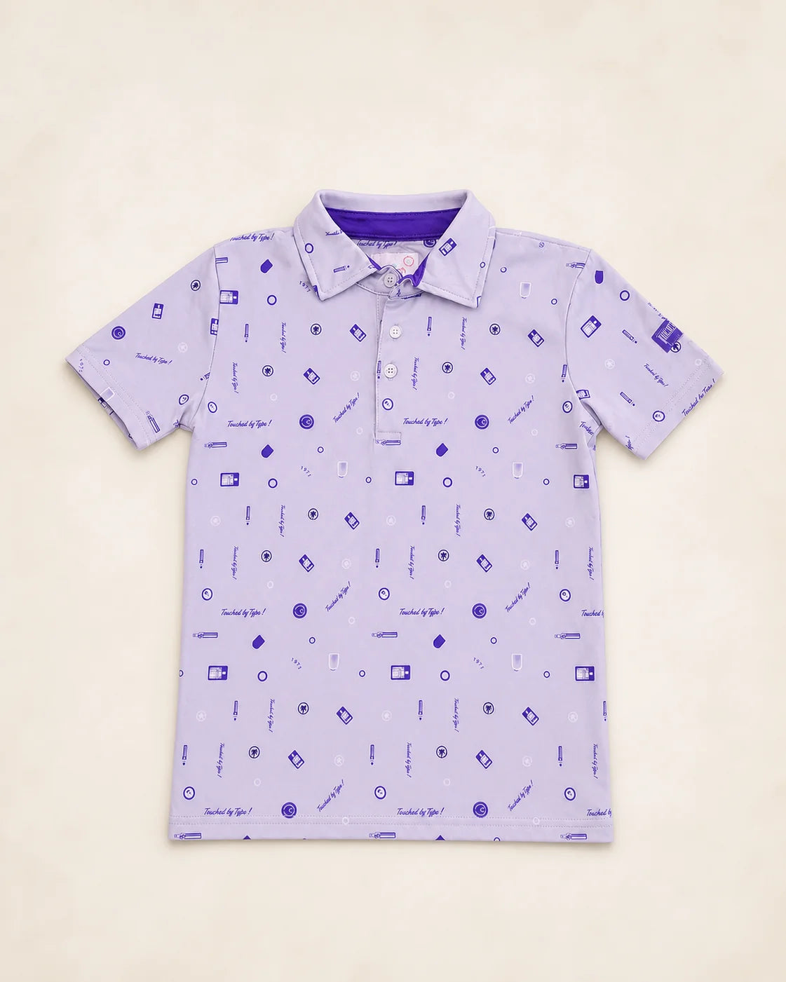 The Type One Vibes Kids Polo — view 2 | Palmr Style