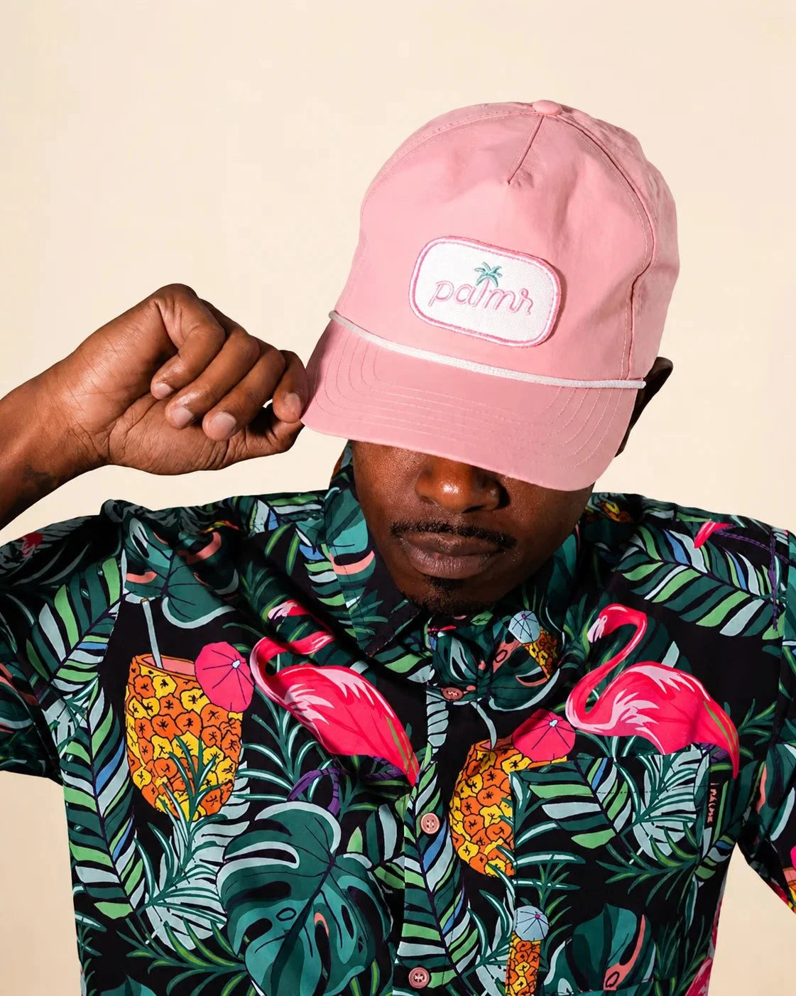 The Blush Rope Hat - Unisex — view 7 | Palmr Style