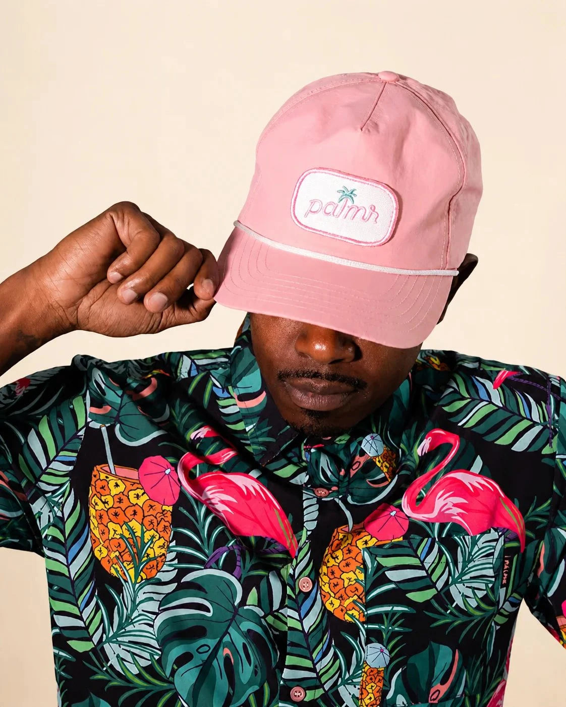 The Blush Rope Hat - Unisex — view 7 | Palmr Style