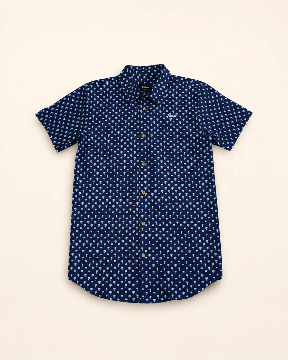 The Indigo Palm Button Up — view 2 | Palmr Style