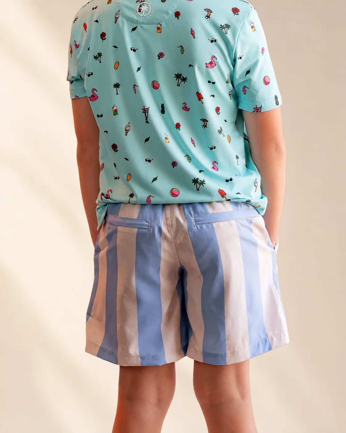 The Ronnie Kids Hybrid Swim Shorts — view 3 | Palmr Style