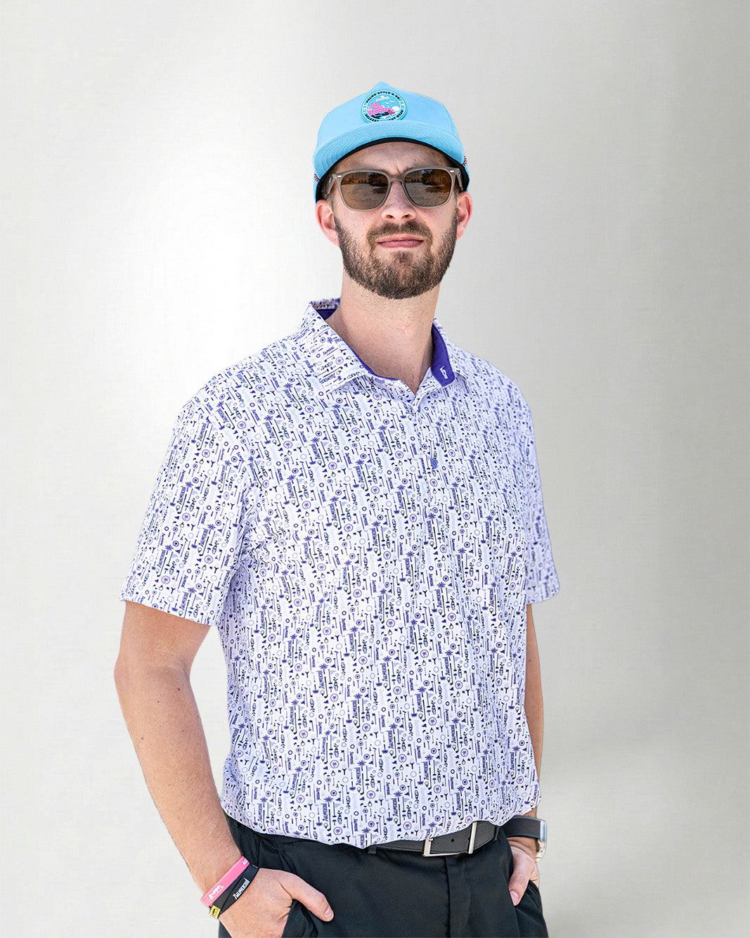 The Touched By Type 1 Golf Polo: T1D-friendly mens polos | Palmr Style