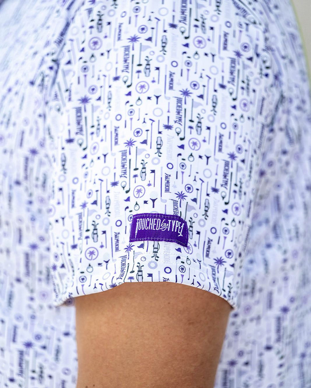 The Touched By Type 1 Golf Polo — view 5 | Palmr Style