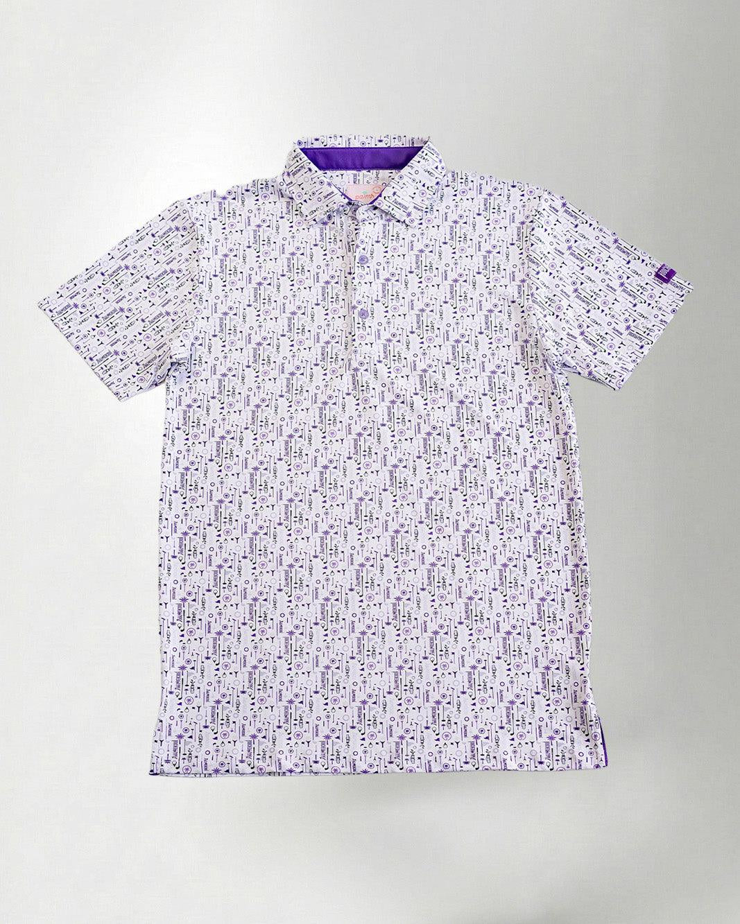 The Touched By Type 1 Golf Polo — view 2 | Palmr Style
