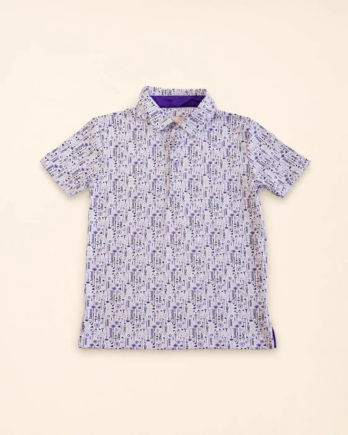 The Touched By Type 1 Kids Polo — view 2 | Palmr Style