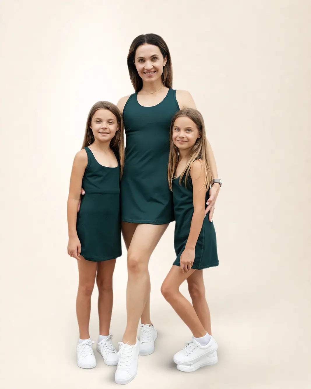 The Ace Kids Dress - Palm Green