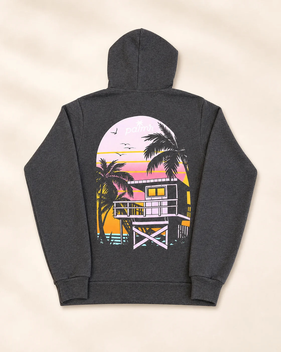 The Evening Palm Hoodie — view 3 | Palmr Style