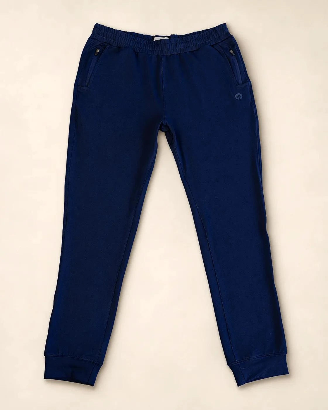 Men's All-Day Jogger in navy with athletic tapered fit and zipper pockets