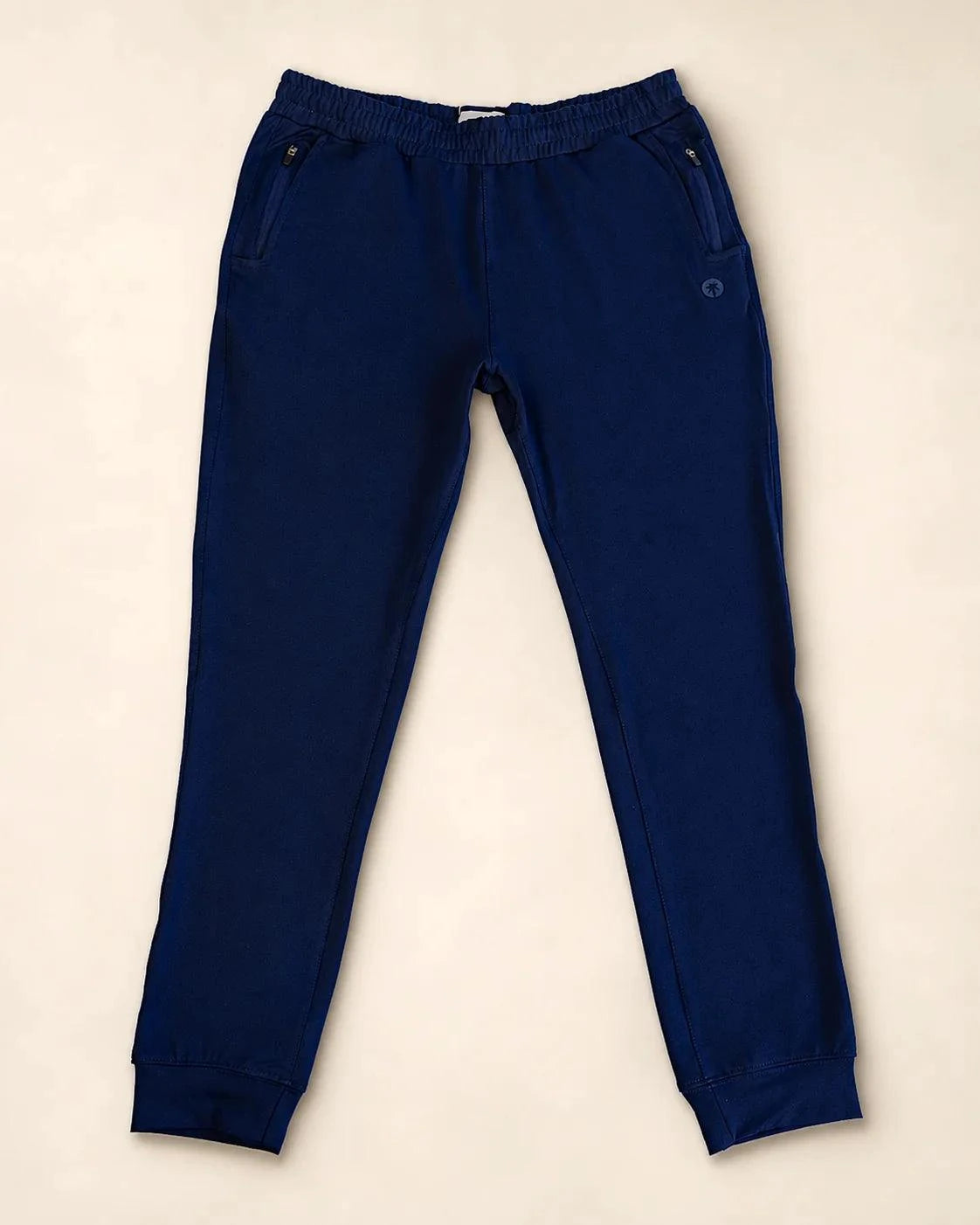 Men's All-Day Jogger in navy with athletic tapered fit and zipper pockets