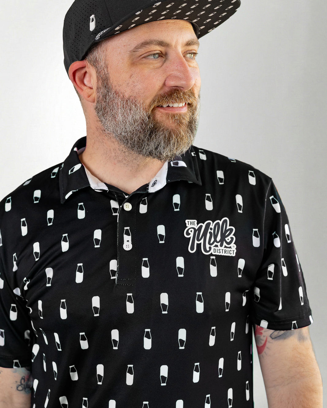 Palmr Style Milk District Orlando Polo Black Bottle