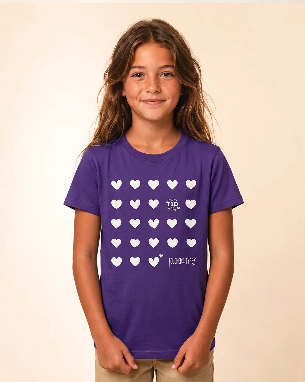 T1D Hearts Youth Tee