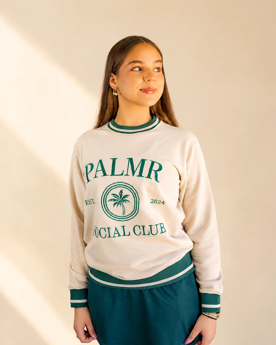The Palmr Social Club Varsity Crew: sweatshirt | Palmr Style