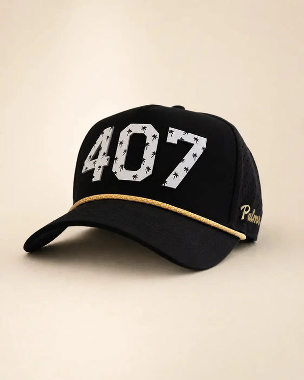 The 407 Signature Hat (Black & Gold)