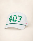 The 407 Hat (White): hats | Palmr Style