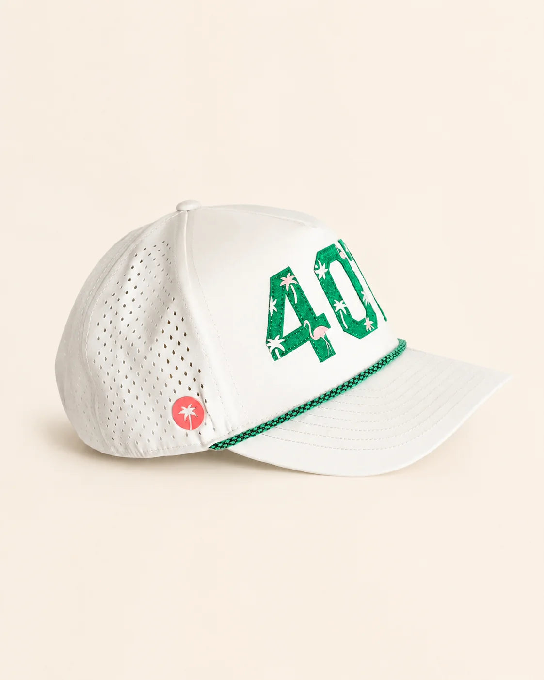 The 407 Hat (White) — view 3 | Palmr Style
