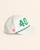 The 407 Hat (White) — view 3 | Palmr Style