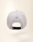The 407 Signature Hat (Pink on white): white rope snapback with 407 in pink palm-print letters, pink rope, perforated sides, pink Palmr script.