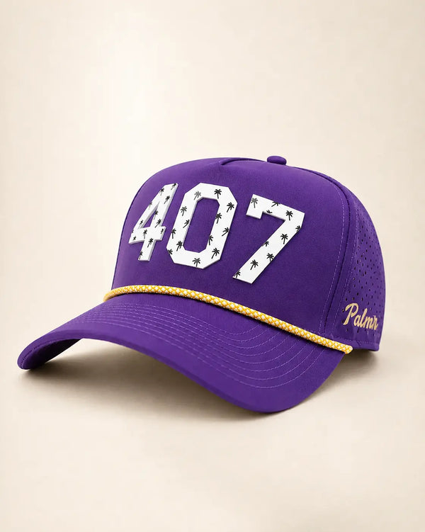 The 407 Signature Hat (Purple & Gold)