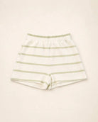 The Cabana Green Stripe Shorts — view 2 | Palmr Style