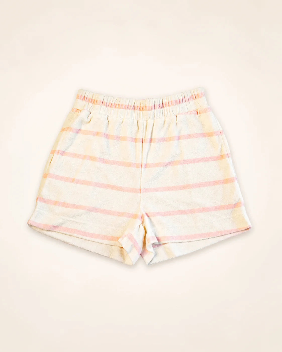 The Cabana Pink Stripe Shorts — view 2 | Palmr Style