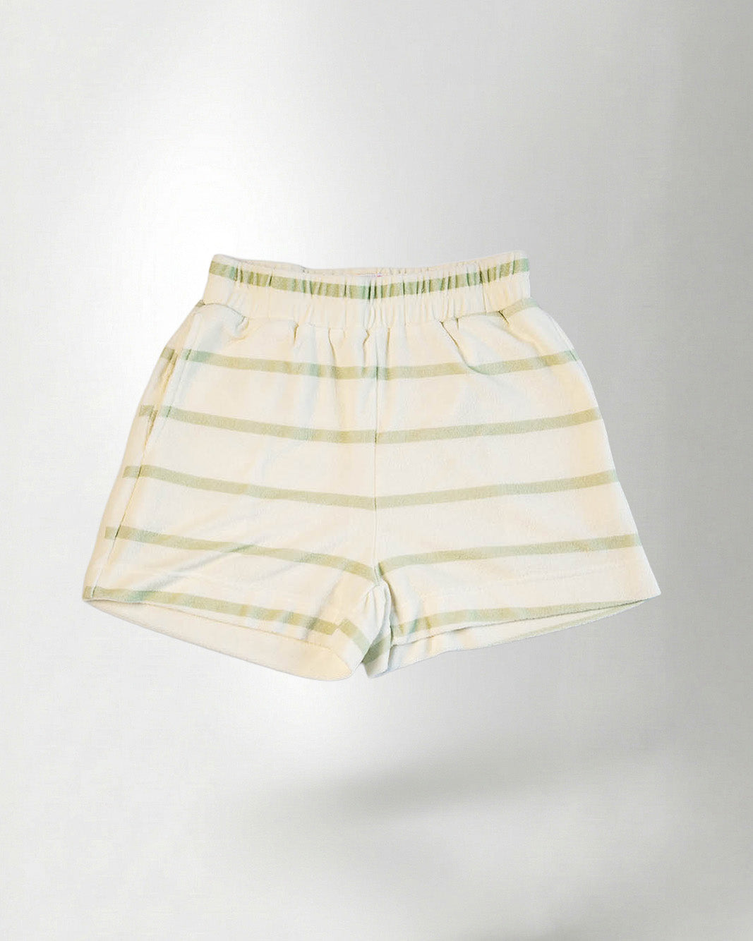 Stripped shorts on a white background 