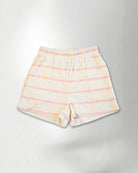 Striped shorts on a white background