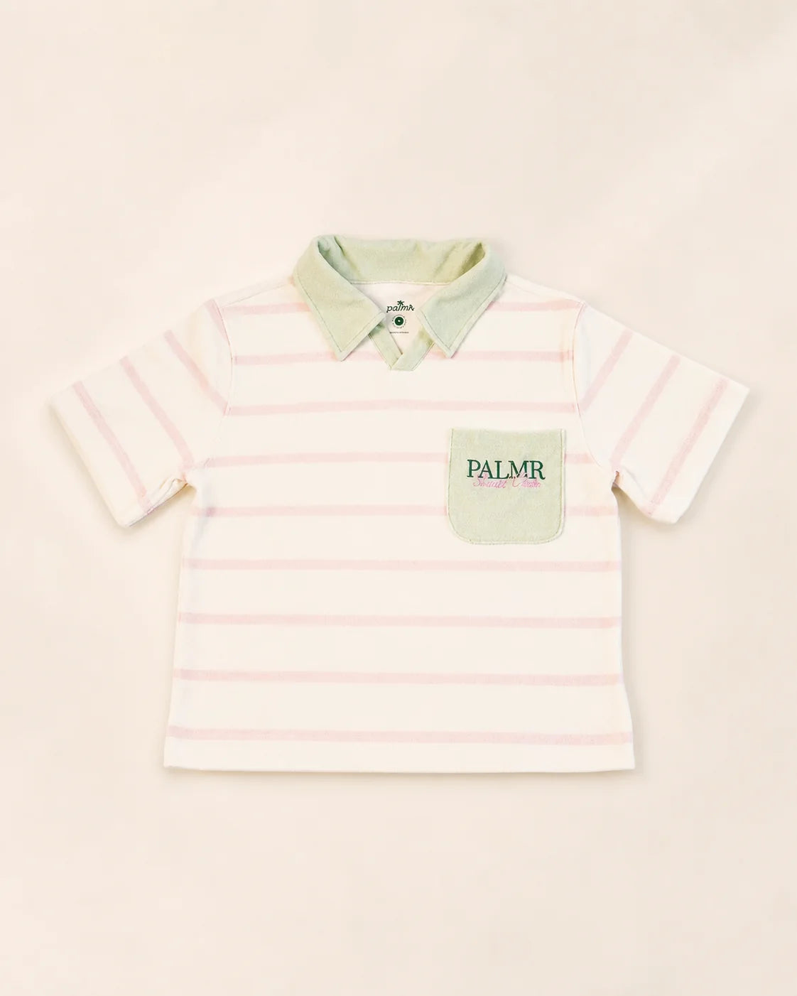 The Cabana Pink Stripe Top — view 2 | Palmr Style