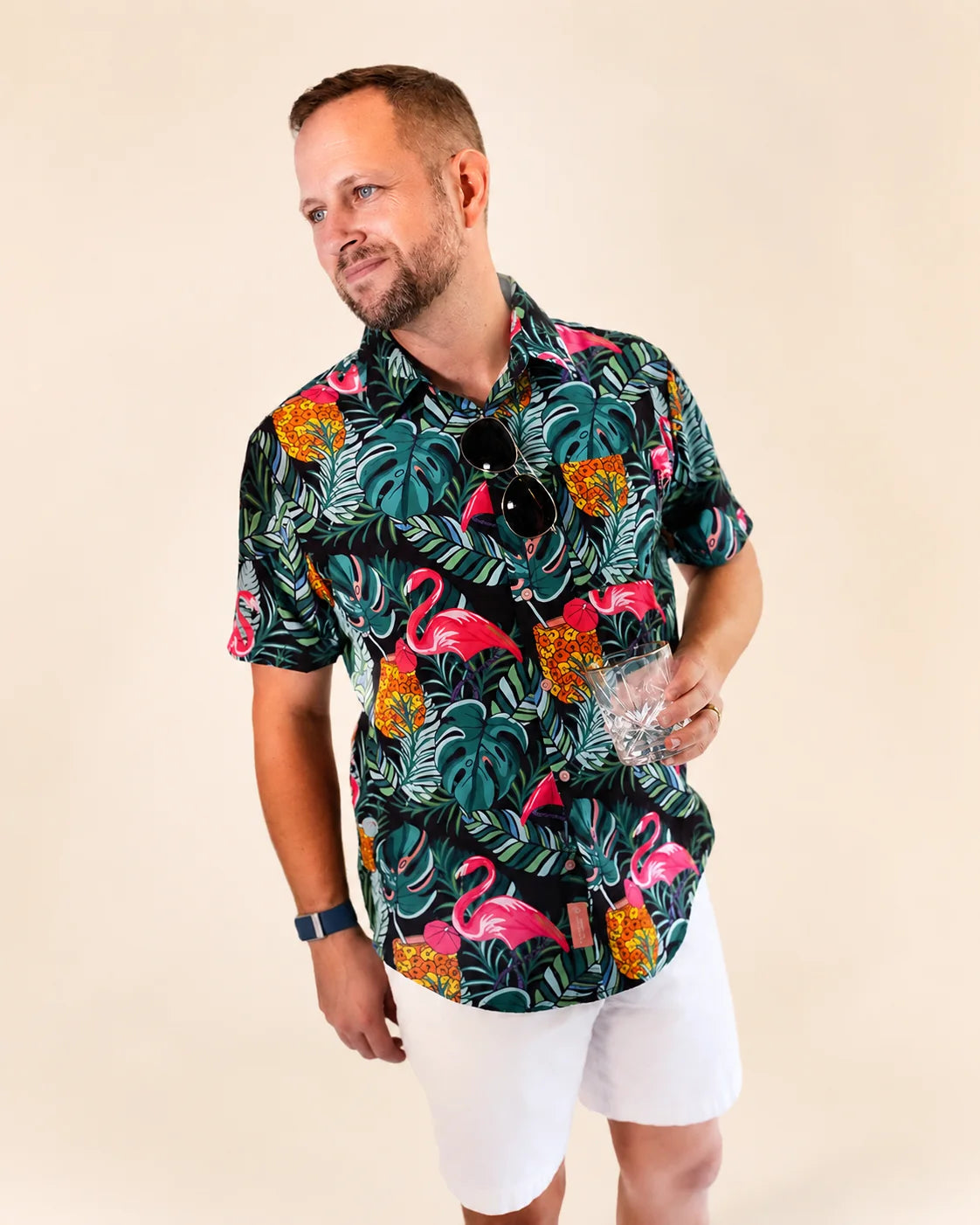 The Baha Palm Button Up: mens button up | Palmr Style