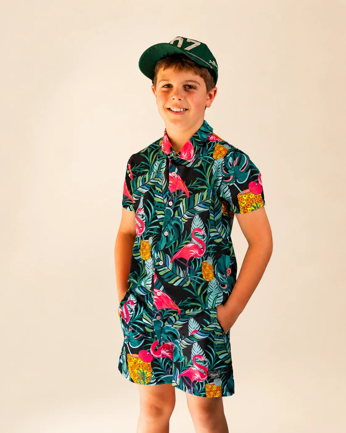 The Baha Palm Kids Button Up — view 4 | Palmr Style