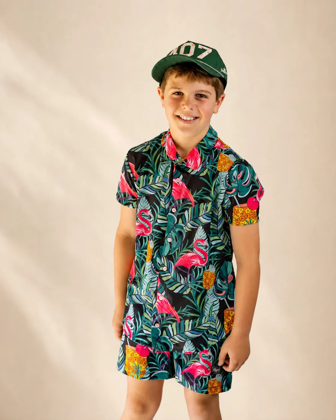 The Baha Palm Kids Button Up — view 3 | Palmr Style