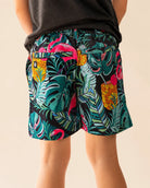 The Baha Palm Kids Hybrid Swim Shorts — view 5 | Palmr Style