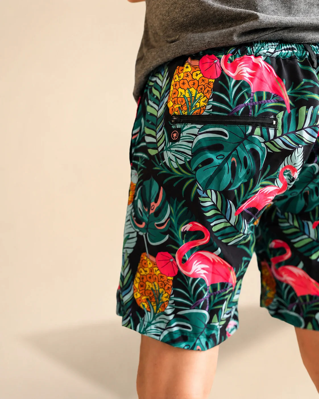 The Baha Palm Hybrid Swim Shorts — view 3 | Palmr Style