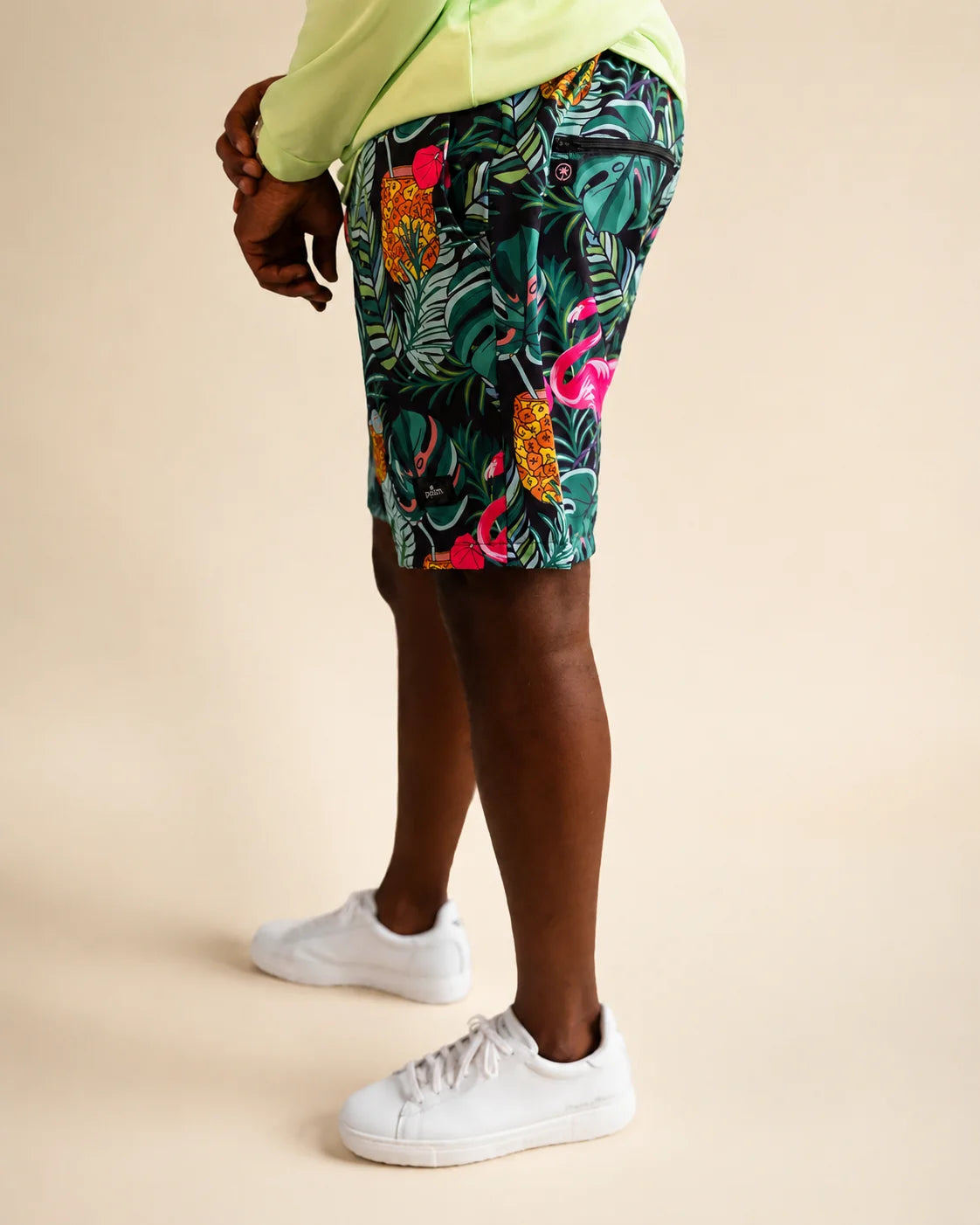 The Baha Palm Hybrid Swim Shorts — view 4 | Palmr Style