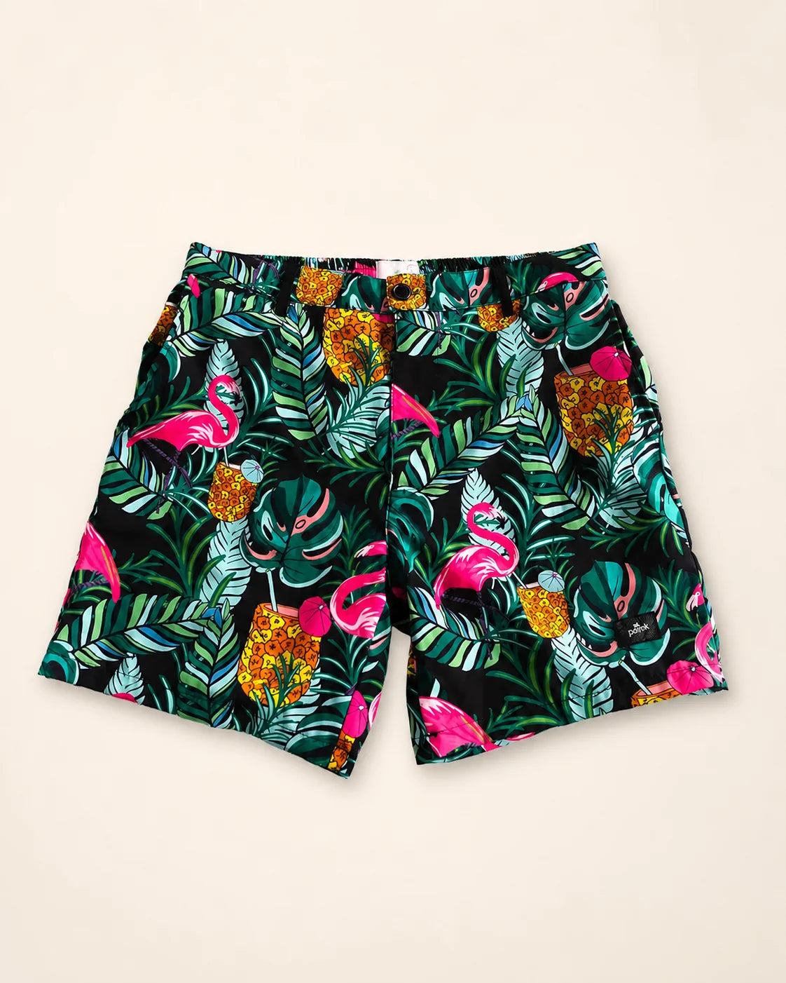 The Baha Palm Hybrid Swim Shorts (T1D Pump Pocket Version) — view 2 | Palmr Style