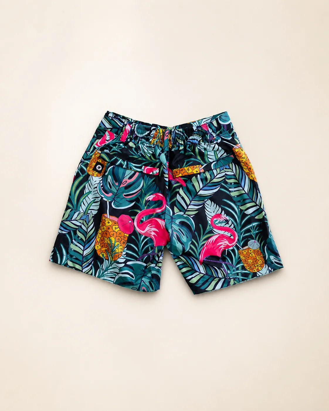 The Baha Palm Kids Hybrid Swim Shorts — view 4 | Palmr Style