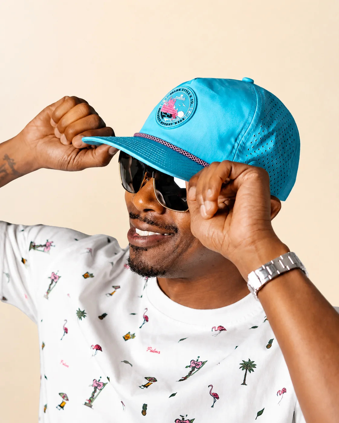 The Blue Crush Rope Hat — view 5 | Palmr Style