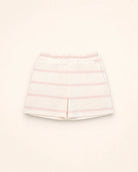 The Cabana Pink Stripe Girl's Shorts — view 2 | Palmr Style