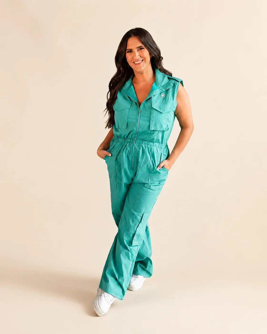 The Caddie Green Jumpsuit: jumpsuits | Palmr Style