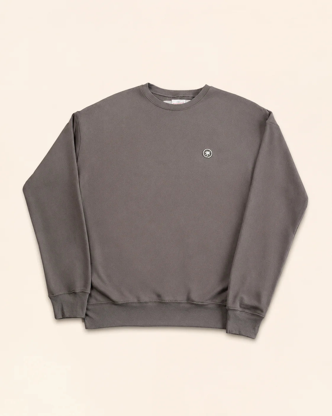 The Cloud Embrace Crewneck Sweatshirt - Charcoal — view 2 | Palmr Style