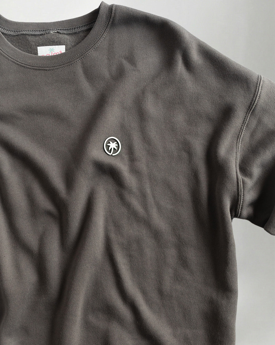 Palmr Style Cloud Embrace Crewneck Sweatshirt against a white background