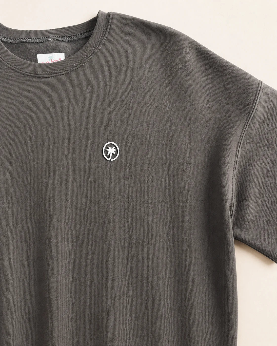 The Cloud Embrace Crewneck Sweatshirt - Charcoal — view 5 | Palmr Style