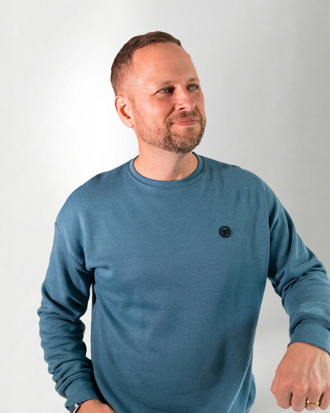 Palmr-Style-Mens-Cloud-Embrace-Crewneck-Sweatshirt-Teal-long-sleeve-soft-Palm-Tree-Resort-Wear-Selfcare-T1D-flat-1 copy