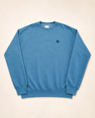 The Cloud Embrace Crewneck Sweatshirt - Deep Teal — view 4 | Palmr Style