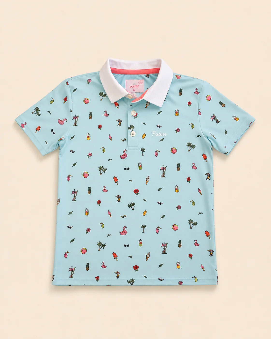The Palmr Coastal Bay Kids Polo — view 2 | Palmr Style